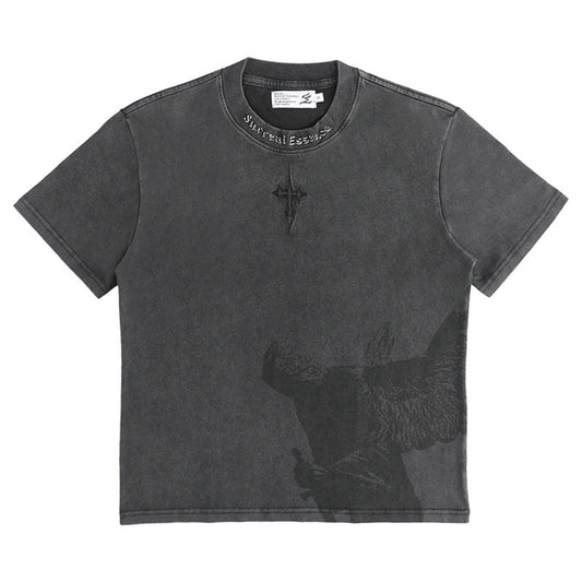 Trendy Acid Wash Tee