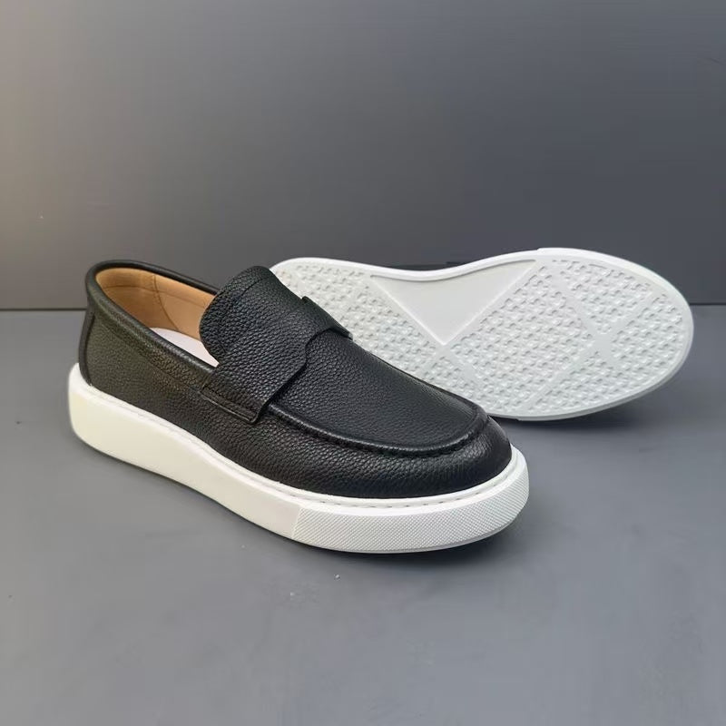 Handemade Retro Genuine Leather Retro Men's Casual Loafers