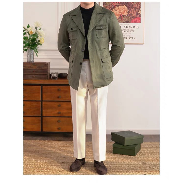 Adventure Style Suede Jacket