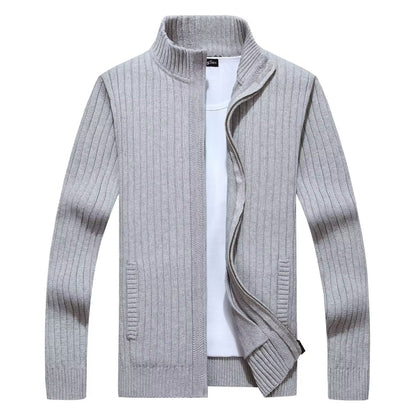 TrendFlex Knit Zip Sweater