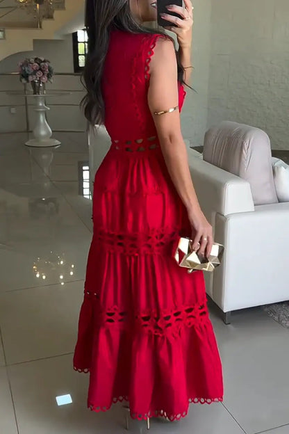 Effortless Grace Timeless Lace Maxi Dress