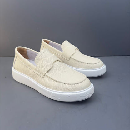 Handemade Retro Genuine Leather Retro Men's Casual Loafers