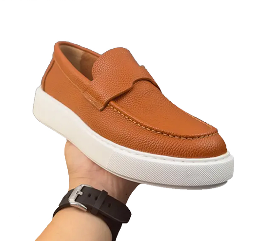 Handemade Retro Genuine Leather Retro Men's Casual Loafers