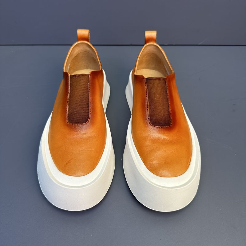 Luamilys | Retro Soft Leather Skate Shoes