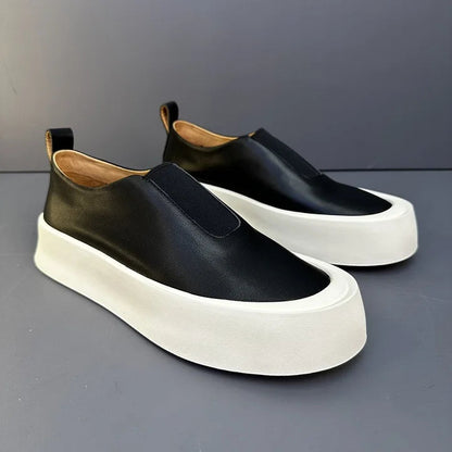 Luamilys | Retro Soft Leather Skate Shoes