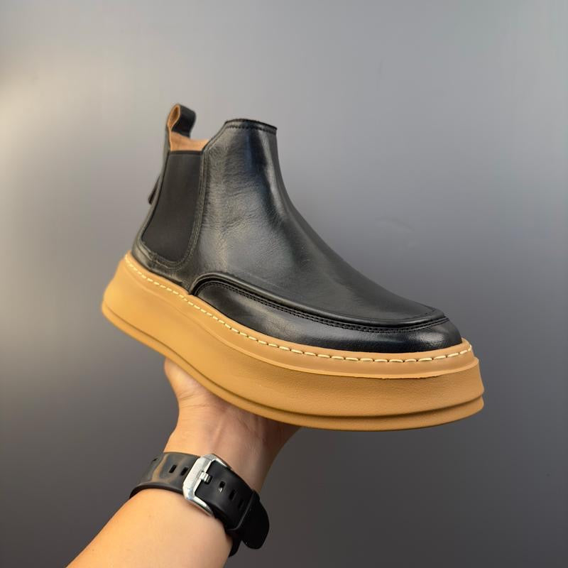 Handmade Retro Horsehide Chelsea Boots | Vintage British Style Martin Boot