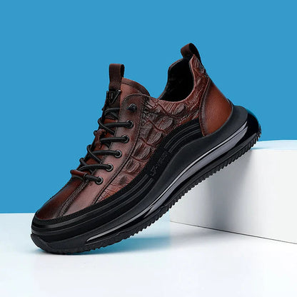 Brown Alligator Sneakers Upgraded