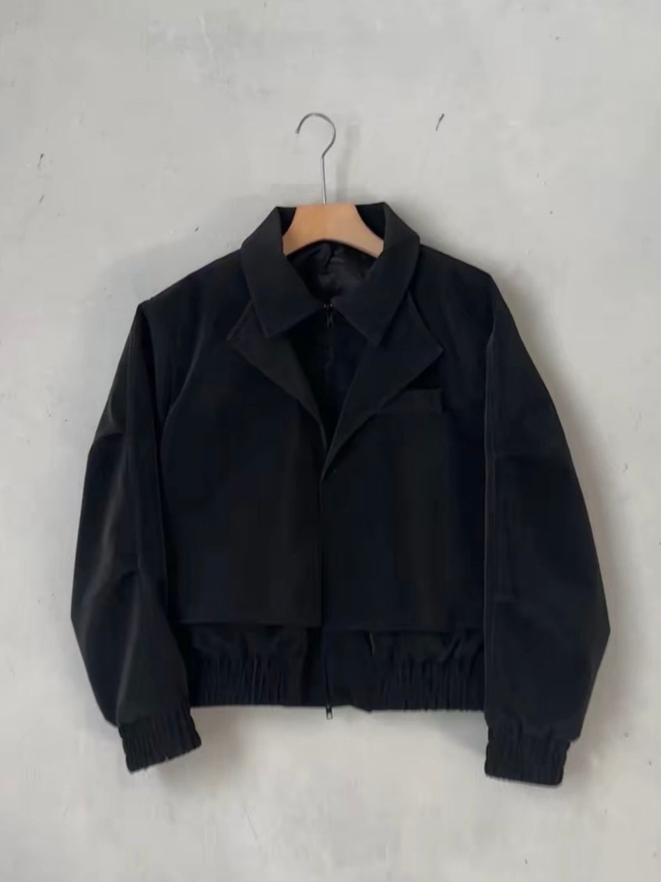 Textured Panelled Padded Jacket