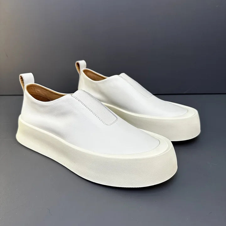 Luamilys | Retro Soft Leather Skate Shoes