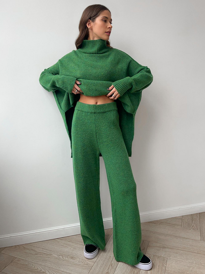 Luxe Knit Turtleneck Set