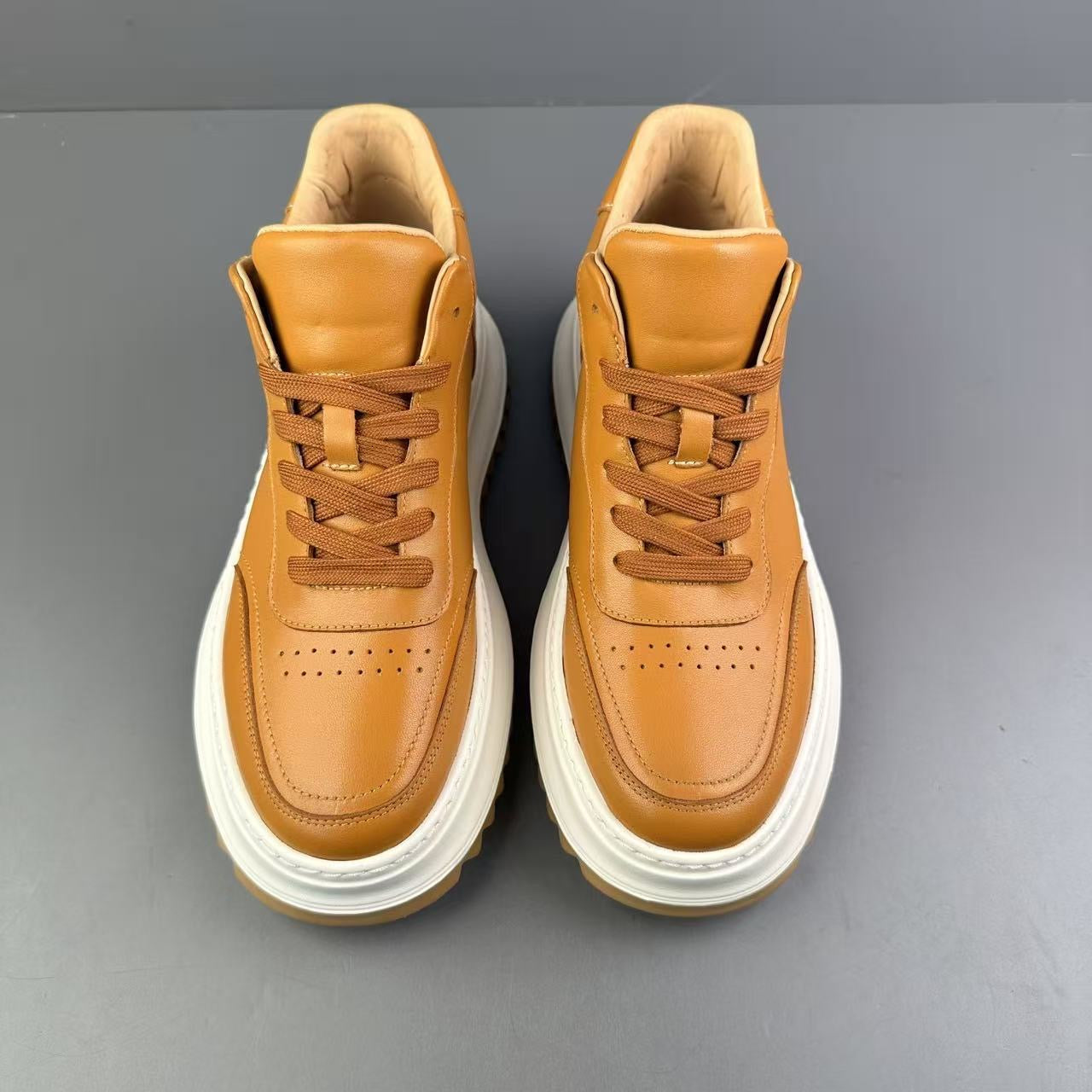 🥇Handmade Retro Horsehide Leather Soft-soled Trendy Sneaker