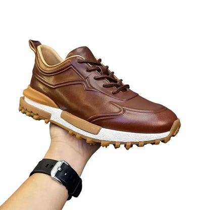 Handcrafted Vintage Horsehide Casual Fashion Sneakers