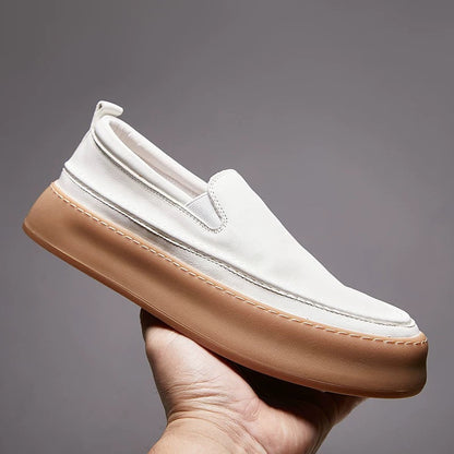 Genuine Leather Slip-On Low-Top Soft-Sole Trendy Versatile Loafers