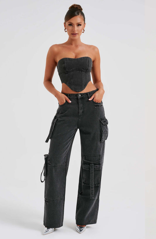 Brooklyn Denim Cargo Suit
