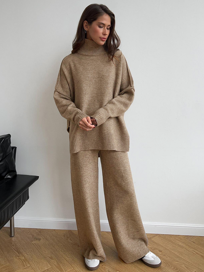 Luxe Knit Turtleneck Set