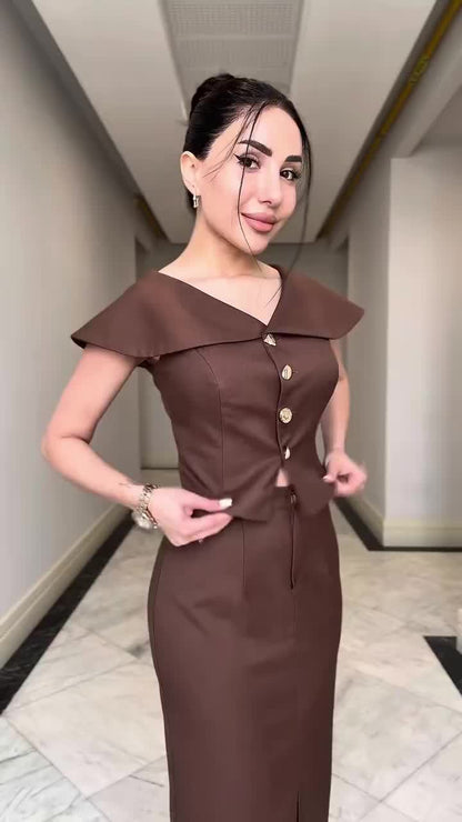 Chic Women's Workwear Set