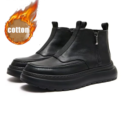 Handmade Retro Fashion Casual Fleece-Lined Ankle Boots