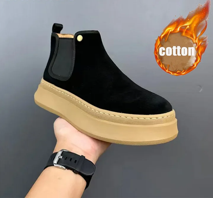 Handmade Retro British Versatile Chelsea Boots