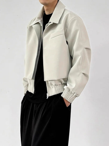 Textured Panelled Padded Jacket