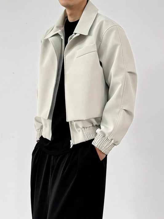 Textured Panelled Padded Jacket