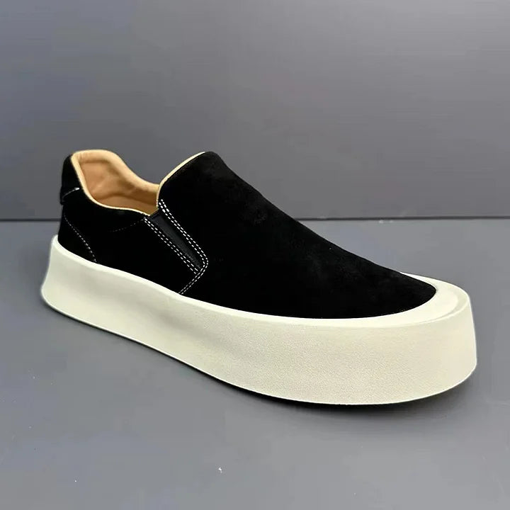 Retro Leather Casual Sneakers