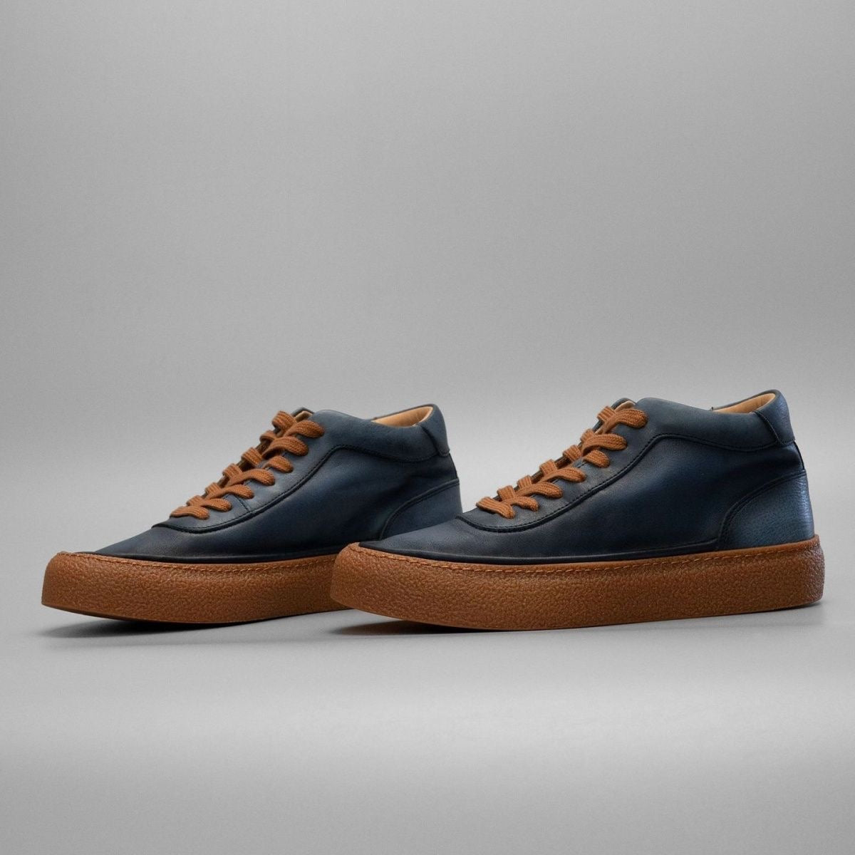 Retro Handcrafted Cowhide Casual Skate Shoes