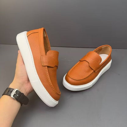 Handemade Retro Genuine Leather Retro Men's Casual Loafers