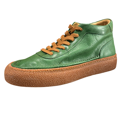 Retro Handcrafted Cowhide Casual Skate Shoes