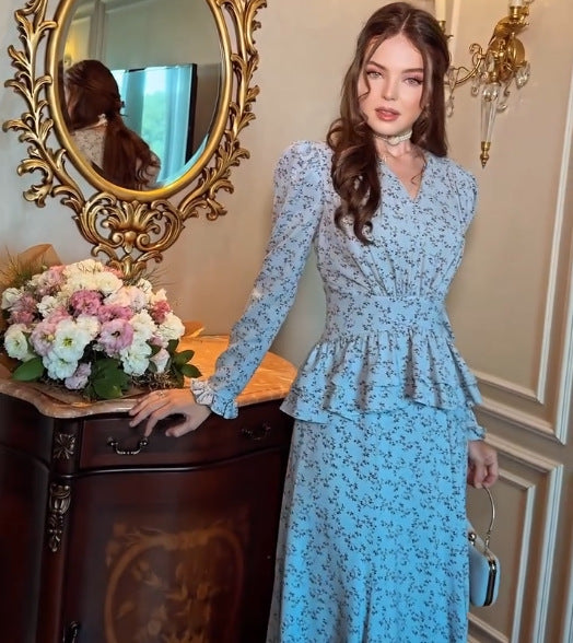 Chic Floral Outfit Set