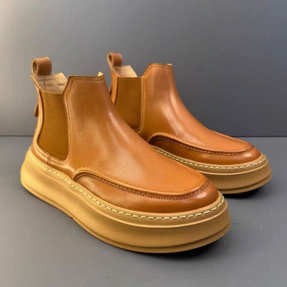 Handmade Retro Horsehide Chelsea Boots | Vintage British Style Martin Boot