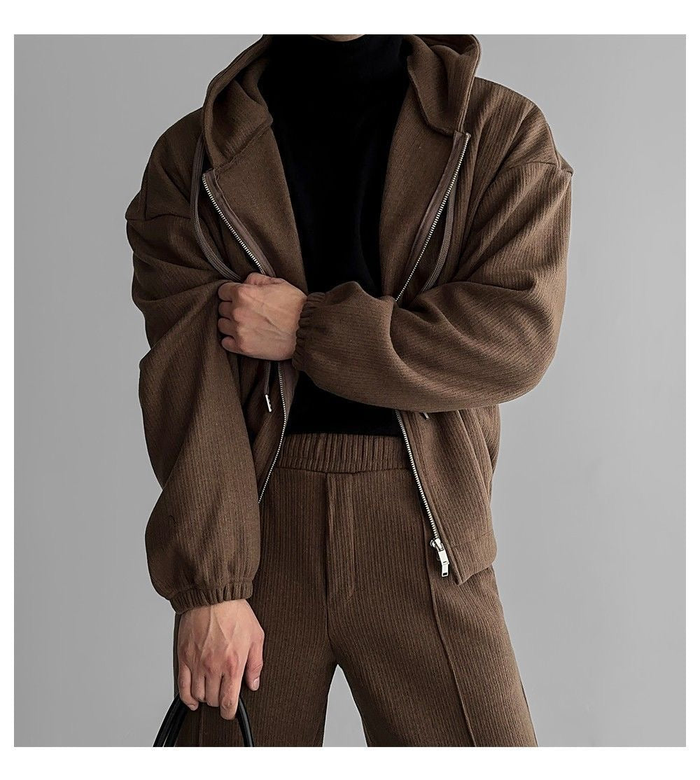 Autumn/Winter Casual Oversized Hooded Sweatshirt Set