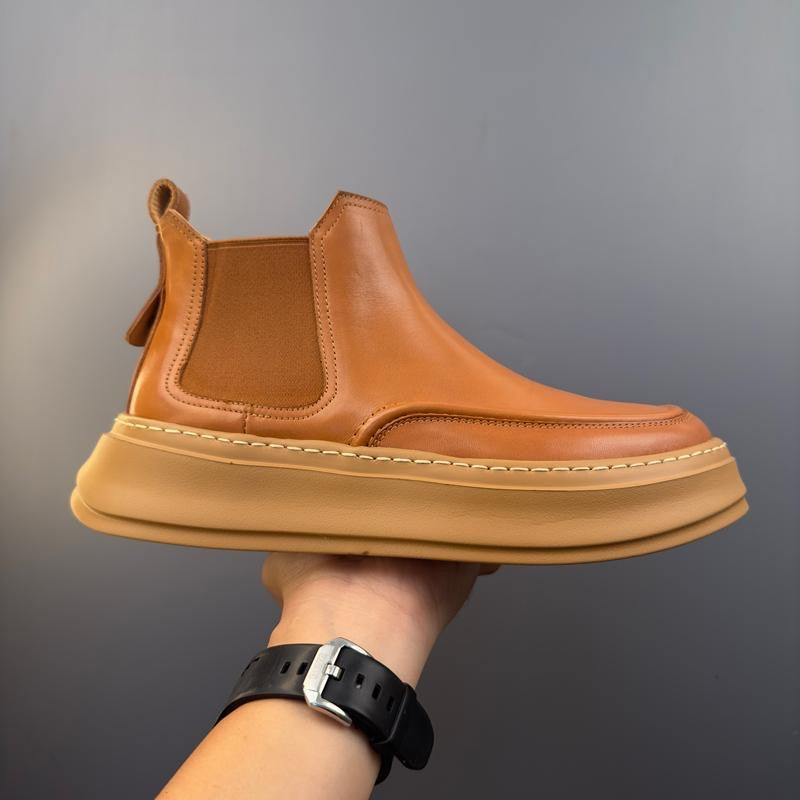 Handmade Retro Horsehide Chelsea Boots | Vintage British Style Martin Boot