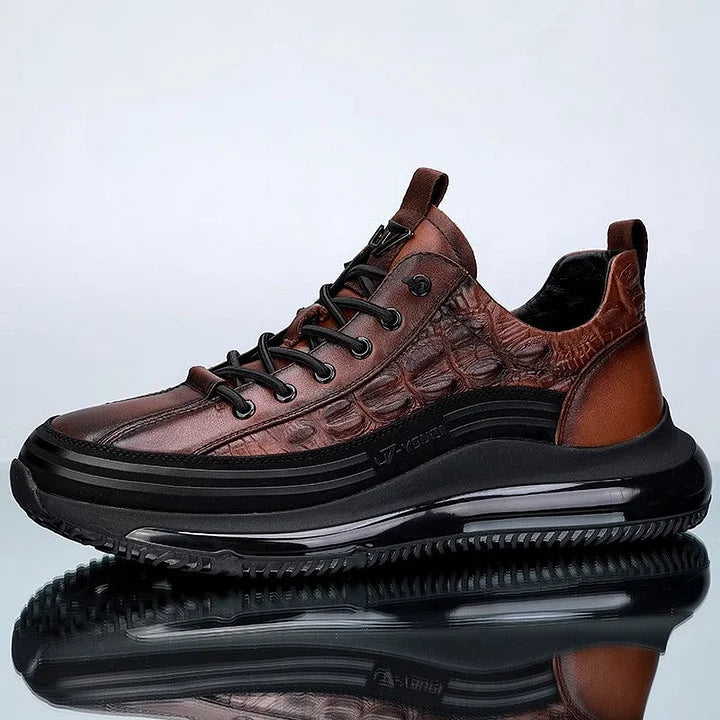 Brown Alligator Sneakers Upgraded
