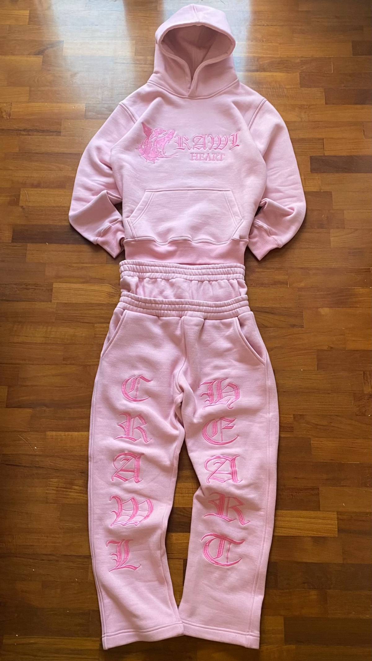 Chic Embroidered Tracksuit