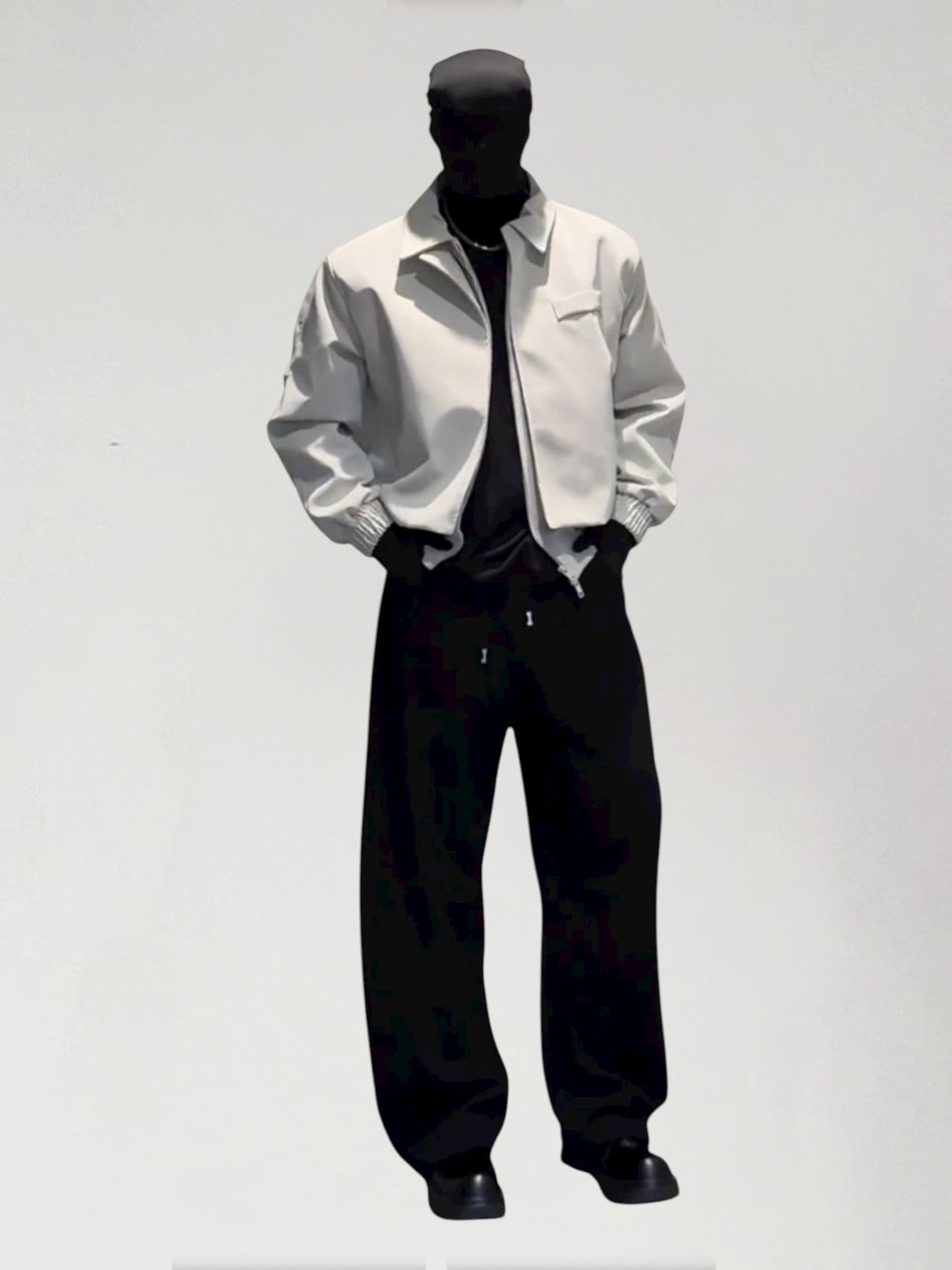 Textured Panelled Padded Jacket