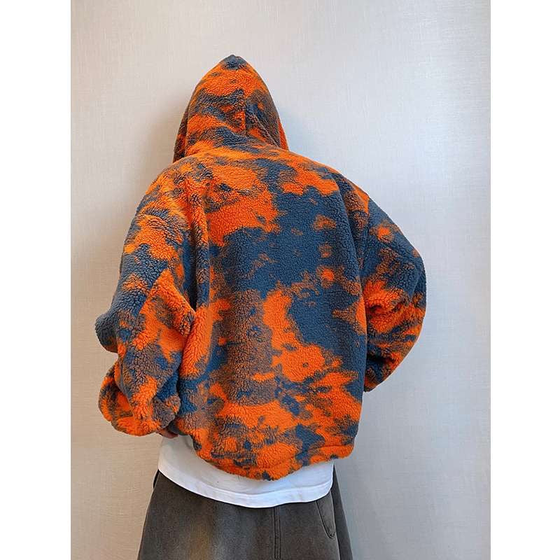 Autumn/Winter Vintage Shearling Oversized Warm Zipper Jacket