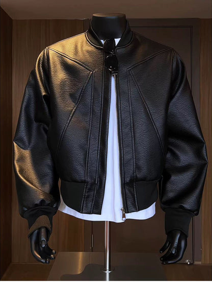 Urban Edge Faux Leather Jacket