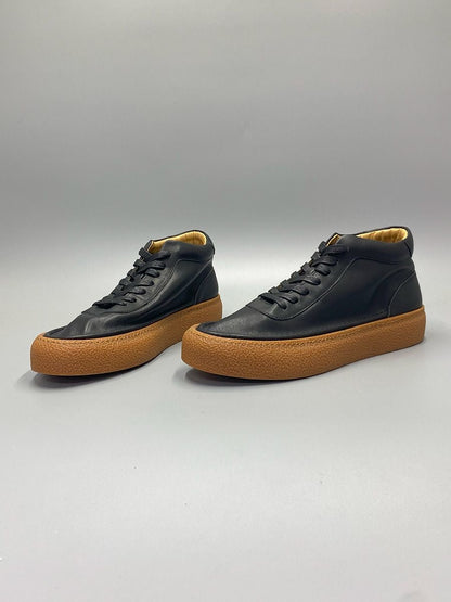 Retro Handcrafted Cowhide Casual Skate Shoes