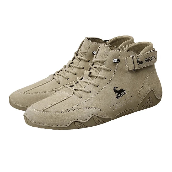 Baker Handcrafted Winter High-Top Outdoor Hiking Boots with Fleece Lining