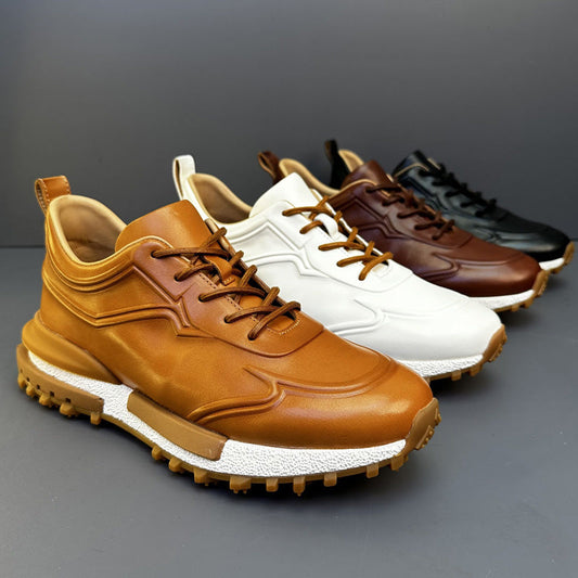 Handcrafted Vintage Horsehide Casual Fashion Sneakers