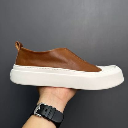 Handcrafted Vintage Slip-On Fashionable Low-Top Sneakers