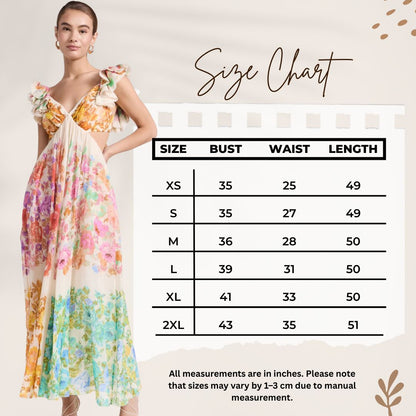 Stylish Frill Midi Dress