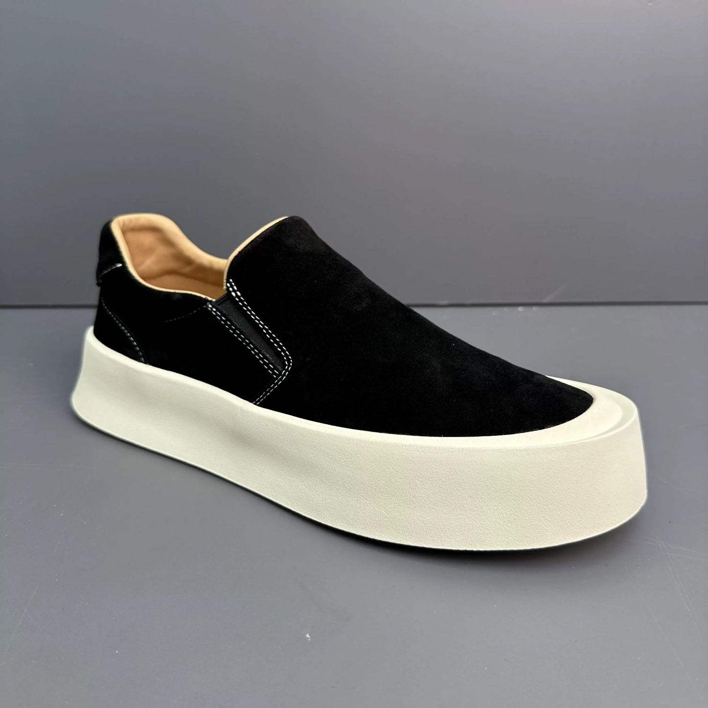 Retro Leather Casual Sneakers