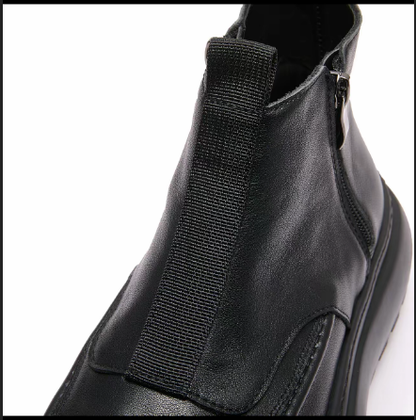 Handmade Retro Fashion Casual Fleece-Lined Ankle Boots