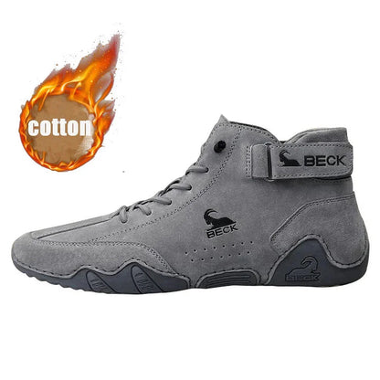 Baker Handcrafted Winter High-Top Outdoor Hiking Boots with Fleece Lining