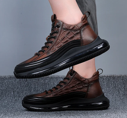 Brown Alligator Sneakers Upgraded