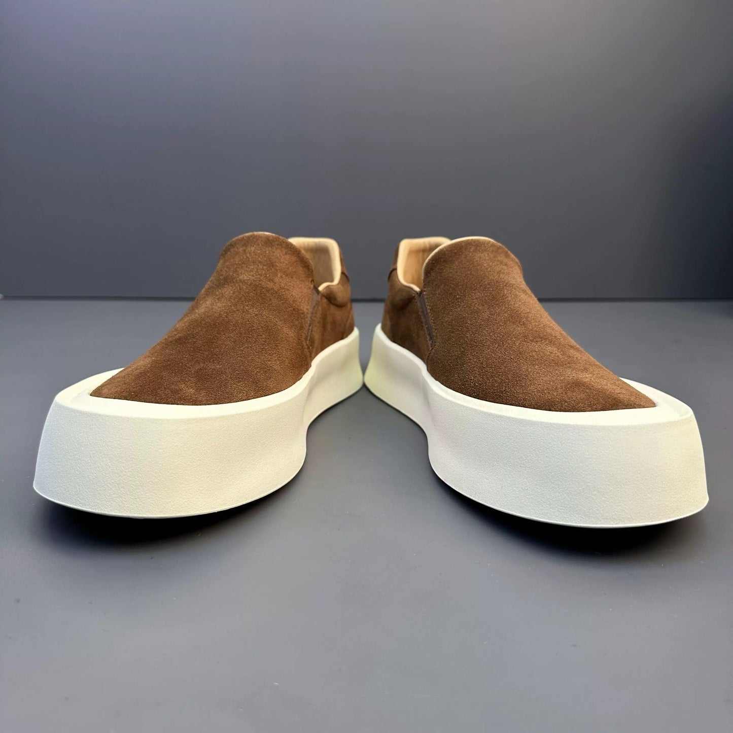 Retro Leather Casual Sneakers