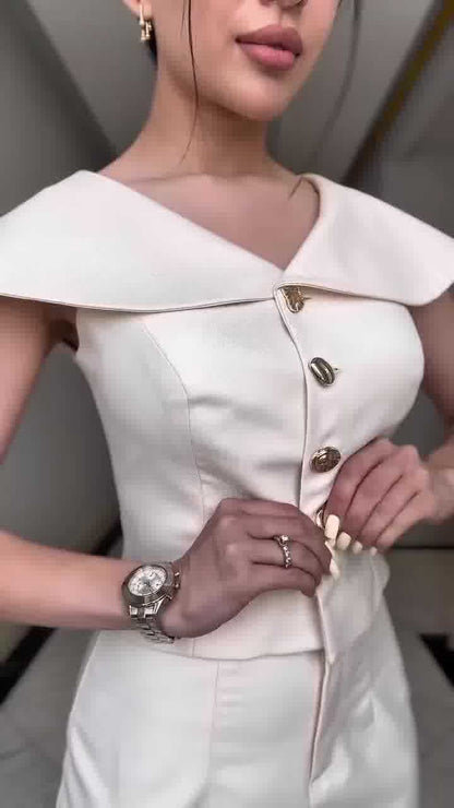 Chic Women's Workwear Set