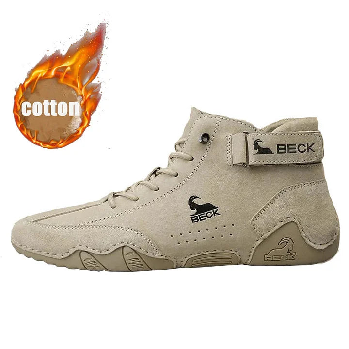 Baker Handcrafted Winter High-Top Outdoor Hiking Boots with Fleece Lining