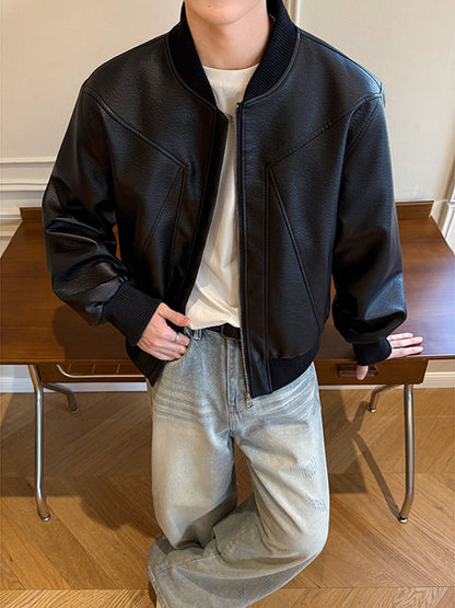 Urban Edge Faux Leather Jacket